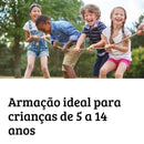 Armação Óculos Grau Flexível Infantil Silicone