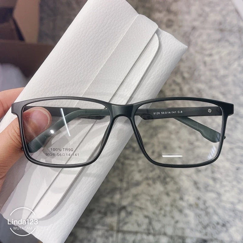 Armação De Óculos Masculino Quadrado com abertura na perna 180 Bem leve 9126