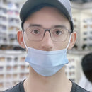 Armação De Óculos Masculino Quadrado Titânio com metal bem leve/8397