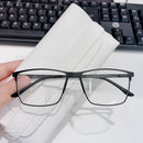 Armação De Óculos Masculino Quadrado Titânio com metal bem leve/8397