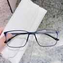 Armação De Óculos Masculino Quadrado Titânio com metal bem leve/8397