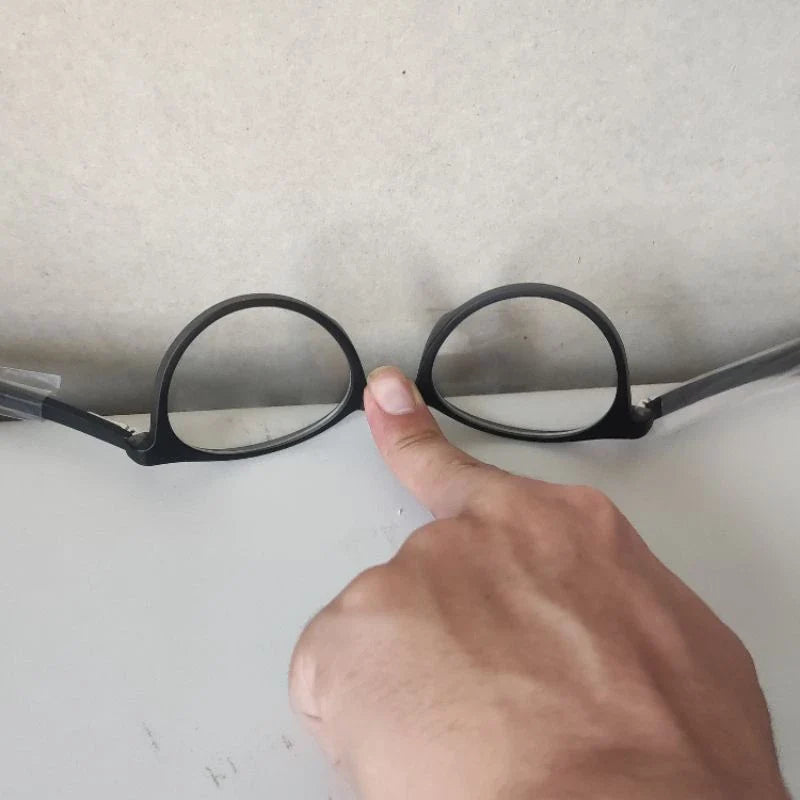 Armação masculino redondo em acetato leve pra grau