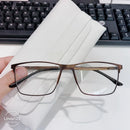 Armação De Óculos Masculino Quadrado Titânio com metal bem leve/8397