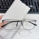 Armação De Óculos Masculino Quadrado Titânio com metal bem leve/8397