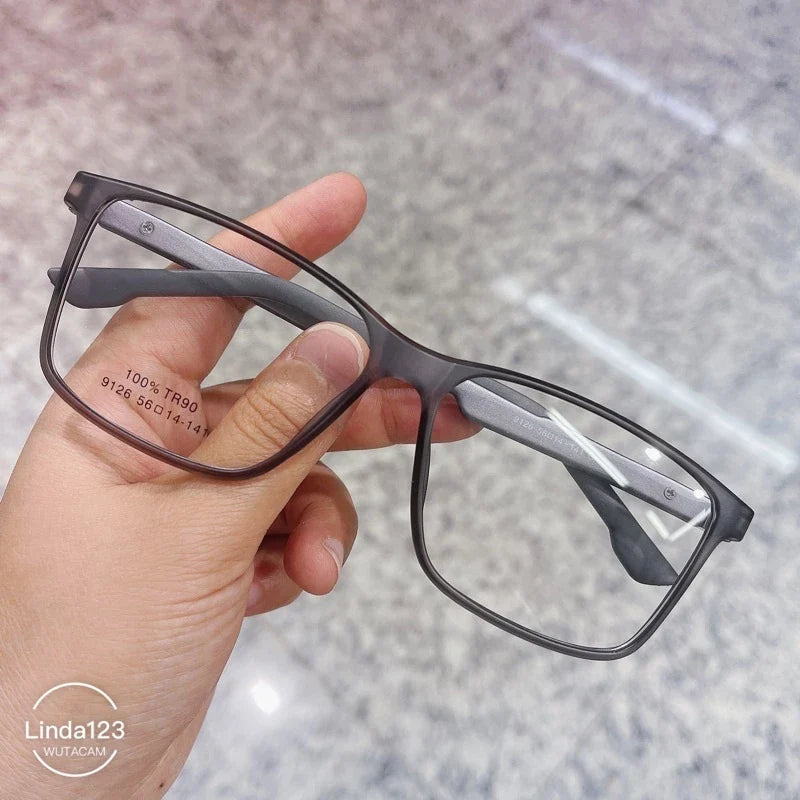 Armação De Óculos Masculino Quadrado com abertura na perna 180 Bem leve 9126