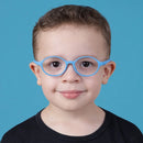 Armação Óculos Infantil Masculino Para Grau Flexível Não Quebra Isabela Dias 1346