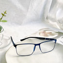 Armação De Óculos Masculino Quadrado Titânio com metal bem leve/8397