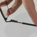 Armação Masculina Pra Grau  Preto Metal Quadrada classivo