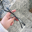 Armação De Óculos Masculino Quadrado Titânio com metal bem leve/8397