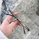 Armação De Óculos Masculino Quadrado Titânio com metal bem leve/8397