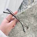 Armação De Óculos Masculino Quadrado Titânio com metal bem leve/8397