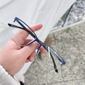 Armação De Óculos Masculino Quadrado Titânio com metal bem leve/8397