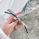 Armação De Óculos Masculino Quadrado Titânio com metal bem leve/8397
