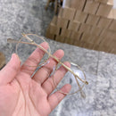 Armação de óculos para Grau INFANTIL Unissex Retro Redondo (hexagonal ) Que Lindooo 18111