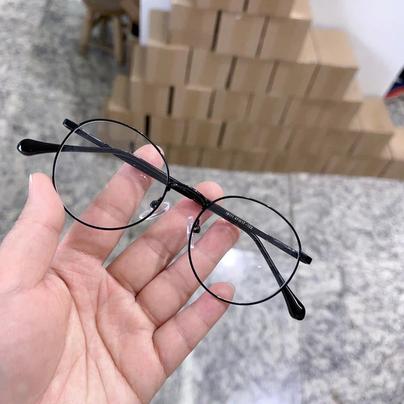 Armação de óculos para Grau INFANTIL Unissex Retro Redondo (hexagonal ) Que Lindooo 18111