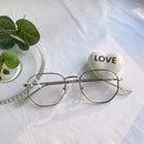 Armação de óculos para Grau INFANTIL Unissex Retro Redondo (hexagonal ) Que Lindooo 18111