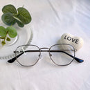 Armação de óculos para Grau INFANTIL Unissex Retro Redondo (hexagonal ) Que Lindooo 18111