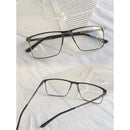 Armação De Óculos Masculino Quadrado Titânio com metal bem leve/8397