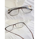 Armação De Óculos Masculino Quadrado Titânio com metal bem leve/8397
