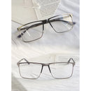 Armação De Óculos Masculino Quadrado Titânio com metal bem leve/8397