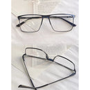 Armação De Óculos Masculino Quadrado Titânio com metal bem leve/8397