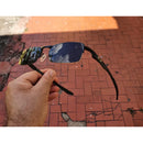 Óculos de Sol Masculino Sport Estilo Mc Ciclismo  Lentes Pretas Metal Premium