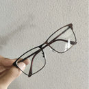 Armação Masculina Pra Grau  Preto Metal Quadrada classivo