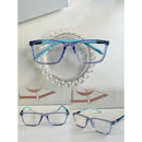 Armação de óculos Infantil Unissex Quadrado com abertura na perna 180 flexível Promoção 18150