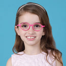 Armação Óculos Infantil Masculino Para Grau Flexível Não Quebra Isabela Dias 1346