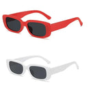 Kit 2 Óculos De Sol Preto Retangular + Gatinho Retrô Vintage Feminino Masculino