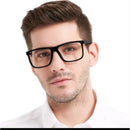 Armação Óculos Preto Emborrachado Sem Grau Soft Touch Leitura Descanso Gamer Casual Quadrad