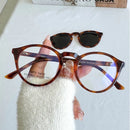 MELINDA MODA Oculos De Grau Feminino Lipon 2em e 1 armação+sol Redondo PZ10182T