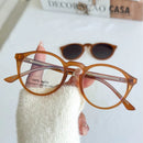 MELINDA MODA Oculos De Grau Feminino Lipon 2em e 1 armação+sol Redondo PZ10182T