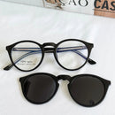 MELINDA MODA Oculos De Grau Feminino Lipon 2em e 1 armação+sol Redondo PZ10182T