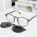 MELINDA MODA Oculos De Grau Feminino Lipon 2em e 1 armação+sol Redondo PZ10182T