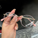 Armação de óculos para Grau INFANTIL Unissex Retro Redondo (hexagonal ) Que Lindooo 18111