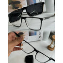 Armação de óculos Masculino Clipon 2 Em 1 Quadrado com abertura na perna 180 bem leve 8607
