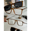 Armação de óculos Masculino Clipon 2 Em 1 Quadrado com abertura na perna 180 bem leve 8607