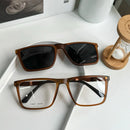 Armação de óculos Masculino Clipon 2 Em 1 Quadrado com abertura na perna 180 bem leve 8607