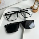 Armação de óculos Masculino Clipon 2 Em 1 Quadrado com abertura na perna 180 bem leve 8607