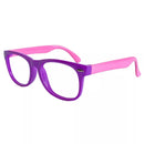 Óculos Armação Infantil Super Flexível Com Bloqueio de Lente Azul - Coloridos Para Crianças Conforto e Segurança