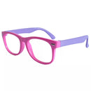 Óculos Armação Infantil Super Flexível Com Bloqueio de Lente Azul - Coloridos Para Crianças Conforto e Segurança