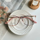 Armação de óculos Infantil Menina (Adulto rosto fino ) serve 5-12 Anos TOP 1823