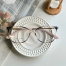 Armação de óculos Infantil Menina (Adulto rosto fino ) serve 5-12 Anos TOP 1823