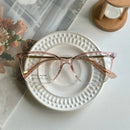 Armação de óculos Infantil Menina (Adulto rosto fino ) serve 5-12 Anos TOP 1823