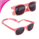Óculos de Sol Infantil Buba Com Alça Ajustável Estojo Original Proteção UVA/UVB - Rosa