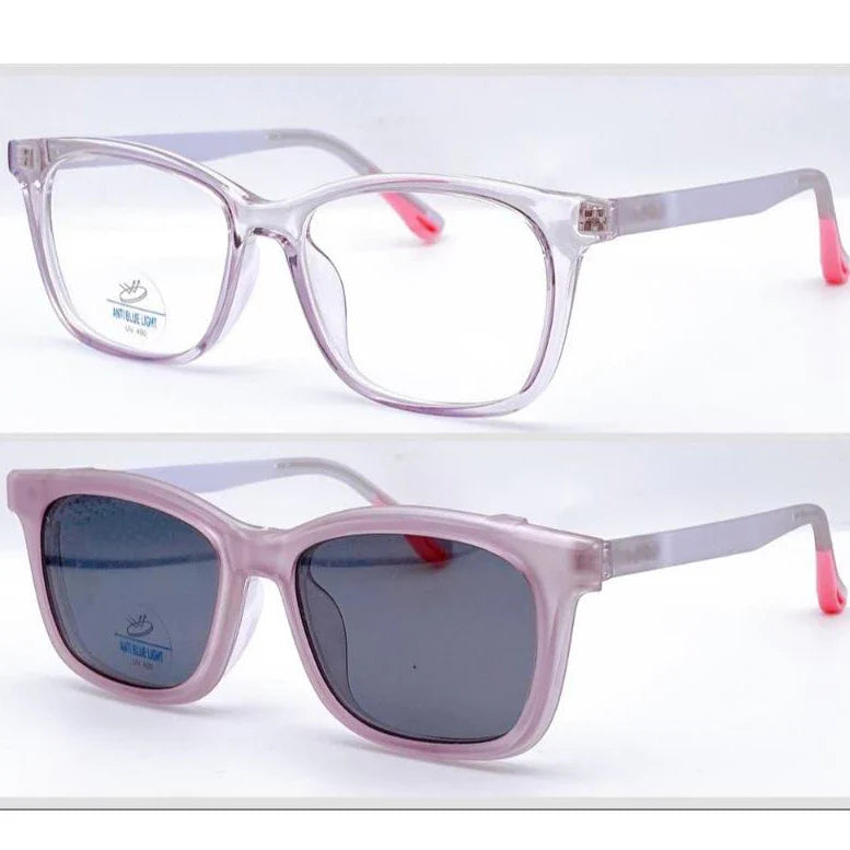 Armação Óculos Clip-on Infantil Moda Nylon Uso Com Graus