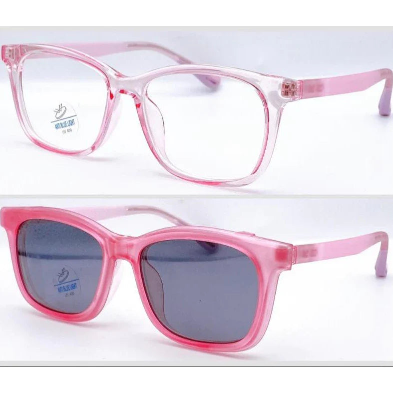 Armação Óculos Clip-on Infantil Moda Nylon Uso Com Graus