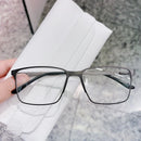 Armação De Óculos Masculino Quadrado Titânio com metal bem leve/8397