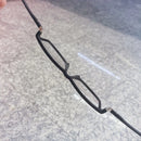 Armação De Óculos Masculino Quadrado com abertura na perna 180 Bem leve 9126